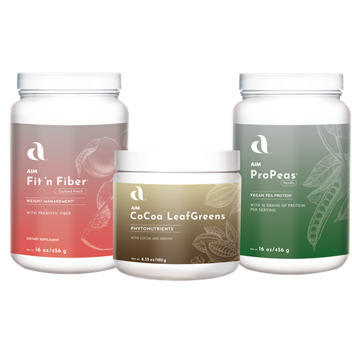 CoCoa Smoothie Pack - CoCoa LeafGreens, fit 'n fiber, and ProPeas