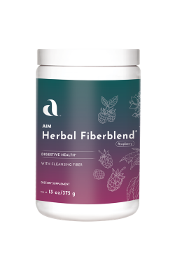 Herbal Fiberblend - 13 oz Natural Raspberry Powder - 6 Pack